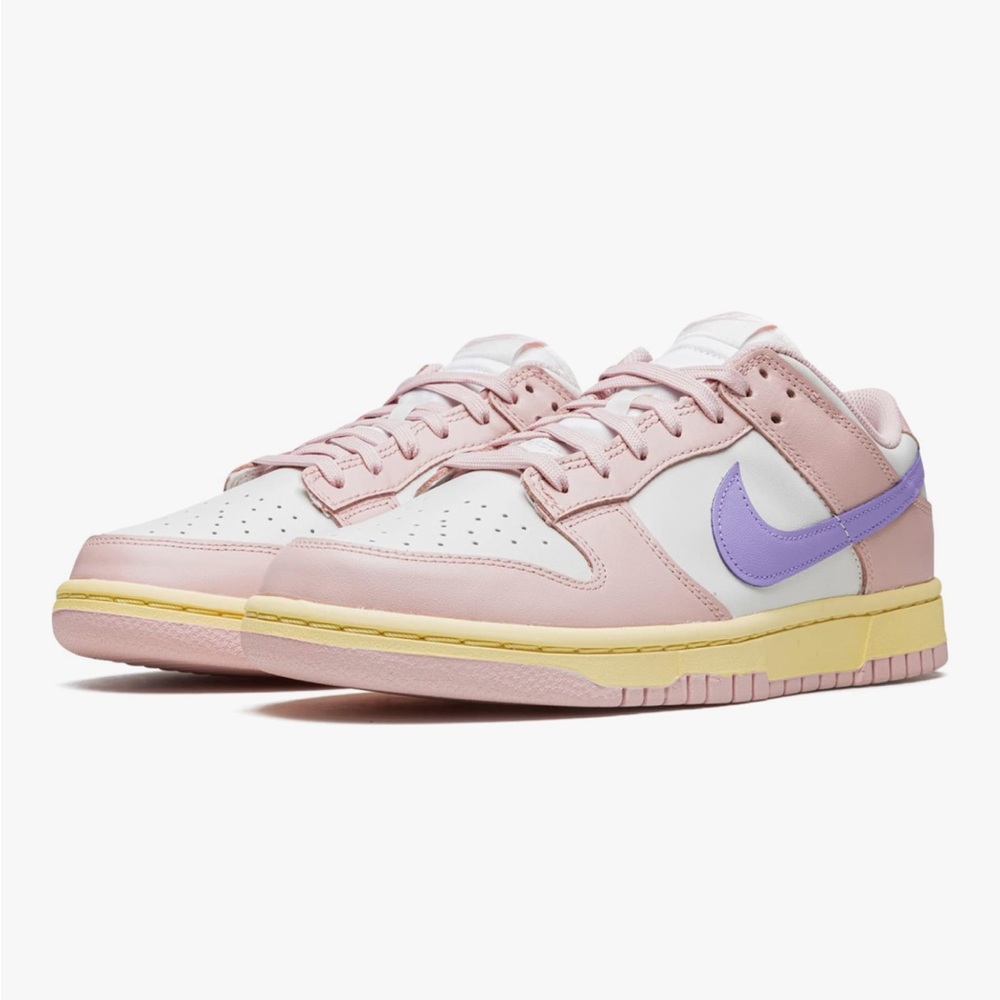 Nike Women's  Dunk Low Pink Oxford Sneakers